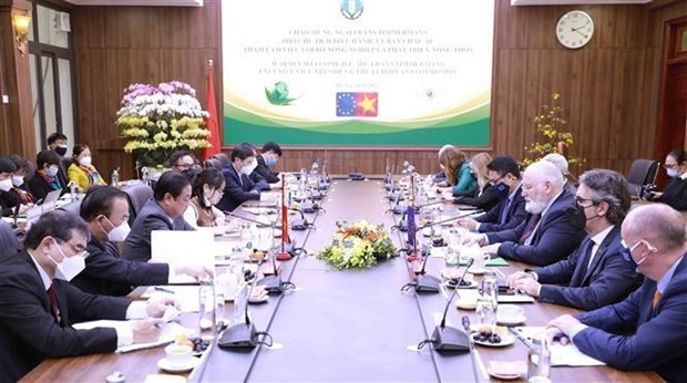 Vietnam solicita respaldo de UE al desarrollo de agricultura verde hinh anh 1