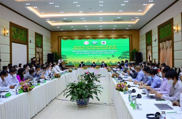 Efectuan foro sobre manejo de paisajes para agricultura sostenible en Vietnam hinh anh 1