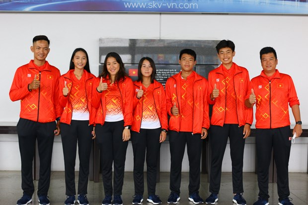 Selecciones juveniles vietnamitas participan en ronda eliminatoria de Copa Davis 2022 hinh anh 1