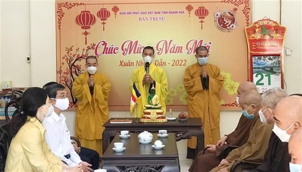 Designan a patriarcas de pagodas en distrito isleno vietnamita de Truong Sa hinh anh 1