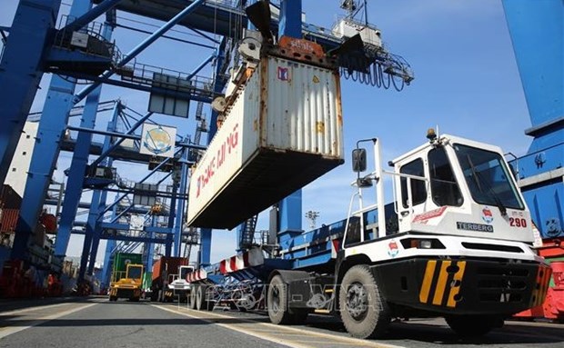 Comercio exterior de Vietnam alcanza 21 mil 410 millones de dolares en primera mitad de febrero hinh anh 1