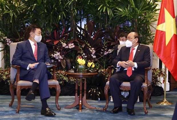 Vietnam estimula la inversion en desarrollo sostenible, dice presidente hinh anh 2