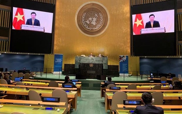 Vicepremier vietnamita interviene en reunion de Asamblea General de ONU sobre vacunacion universal hinh anh 1