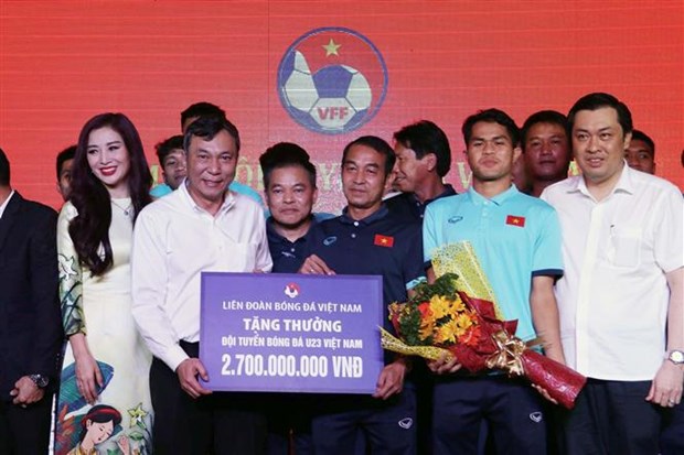 Destacan exito de seleccion sub-23 vietnamita en campeonato de futbol regional hinh anh 3