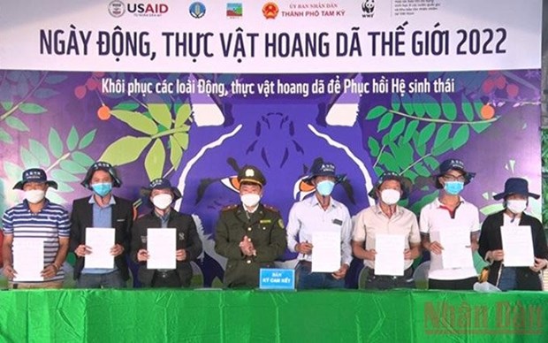 Provincia vietnamita de Quang Nam se compromete a no consumir animales salvajes hinh anh 1