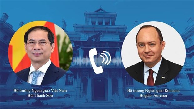 Canciller vietnamita sostiene conversacion telefonica con su homologo rumano hinh anh 1