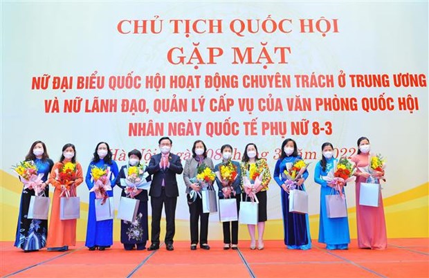 Resaltan aportes de mujeres parlamentarias a labores legislativas en Vietnam hinh anh 1