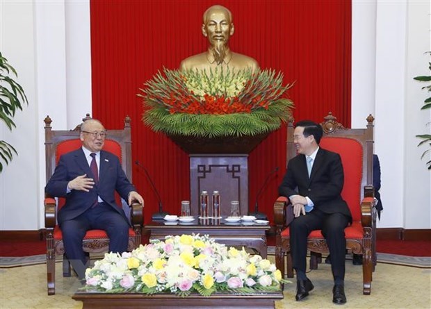 Dirigente vietnamita afirma el papel de Japon en la politica exterior de su pais hinh anh 1