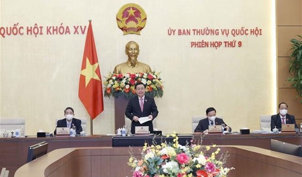 Inauguran novena reunion del Comite Permanente de Asamblea Nacional de Vietnam hinh anh 1