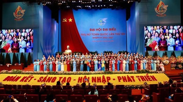 XIII Congreso Nacional de las Mujeres de Vietnam culmina con exito hinh anh 1