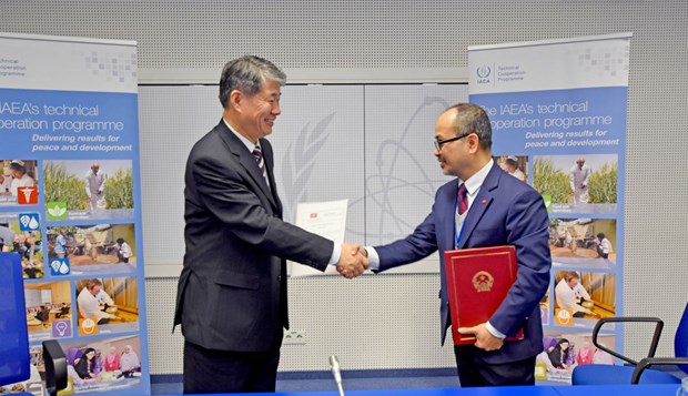Vietnam y OIEA firman marco programatico para cooperacion tecnica hinh anh 1