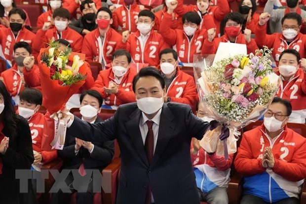 Vietnam felicita al presidente electo de Corea del Sur hinh anh 1