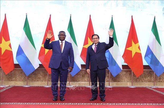 Sierra Leona considera importante el desarrollo de nexos con Vietnam hinh anh 1