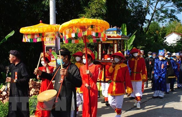 Reconocen al festival de Ba Thu Bon como patrimonio cultural intangible de Vietnam hinh anh 1