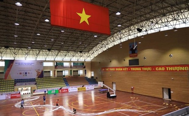 Inspeccionan obras en Hanoi en servicio a los SEA Games 31 hinh anh 1