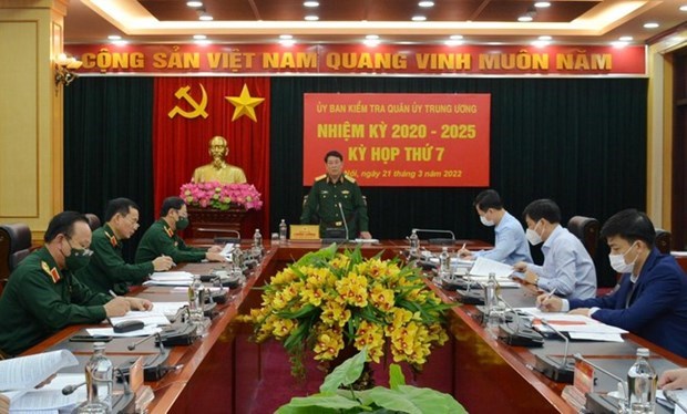 Comision Militar Central del Partido Comunista de Vietnam debate medidas disciplinarias hinh anh 1