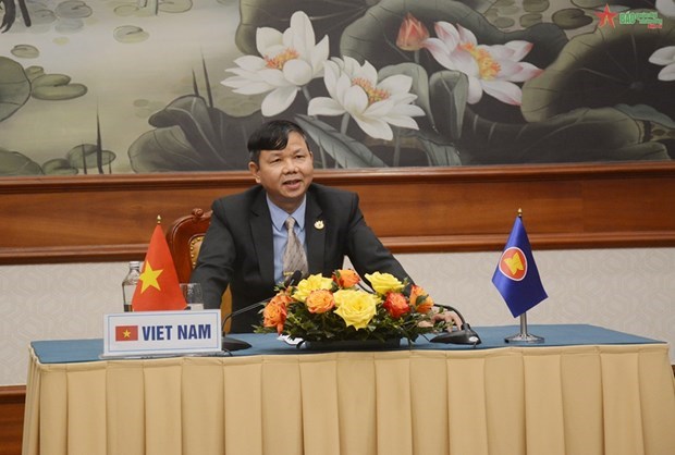 Vietnam participa en conferencias de cooperacion de defensa de ASEAN hinh anh 1
