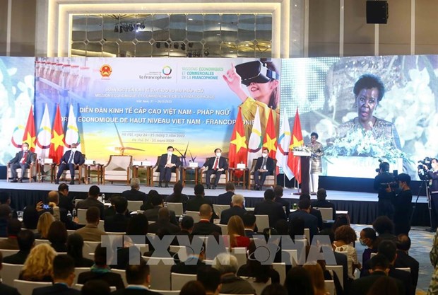 Empresas vietnamitas y socios francofonos firman diversos acuerdos de cooperacion hinh anh 1