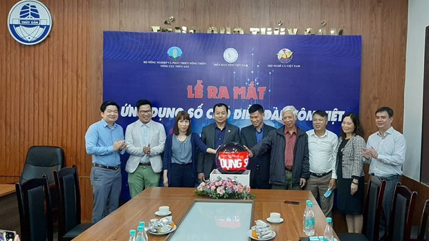 Presentan aplicacion digital para foro vietnamita de sector camaronero hinh anh 2