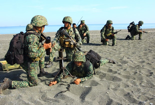 Filipinas y Estados Unidos dan inicio a ejercicio militar conjunto hinh anh 1