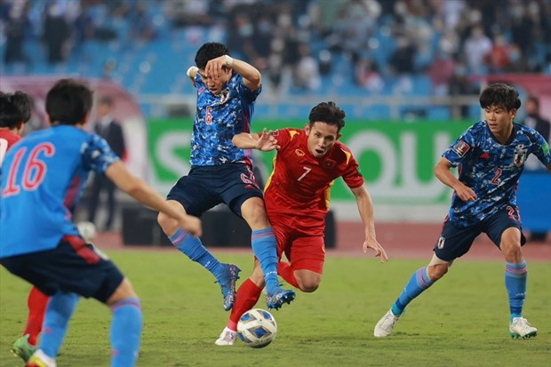 Seleccion vietnamita de futbol enfrenta dificultades antes de partido con Japon hinh anh 1