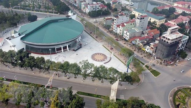Provincia vietnamita de Vinh Phuc se esfuerza por completar obras al servicio de los SEA Games 31 hinh anh 1