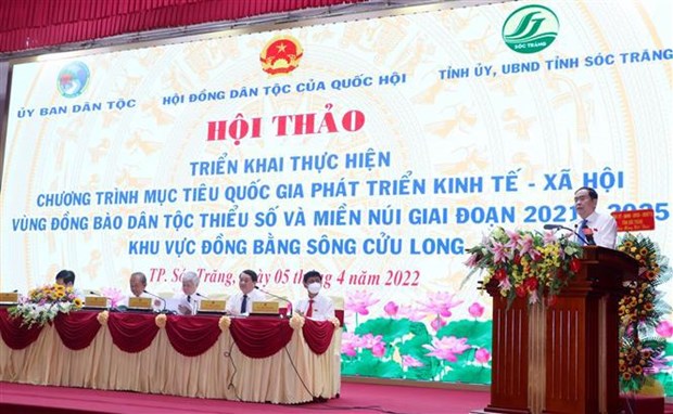 Promueven desarrollo de zonas habitadas por minorias etnicas en el Delta del Mekong hinh anh 1