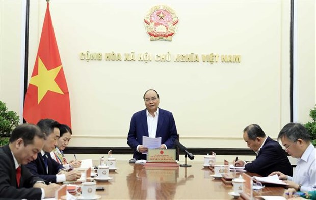 Presidente de Vietnam urge a la Cruz Roja a promover cooperacion internacional hinh anh 1