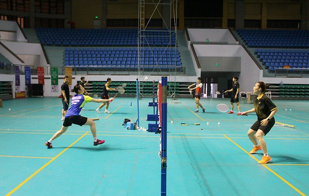 SEA Games 31: Provincia de Bac Giang lista para partidos de badminton hinh anh 1