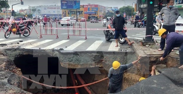 JICA ayudara a Ciudad Ho Chi Minh en manejo de hundimiento de la tierra hinh anh 1