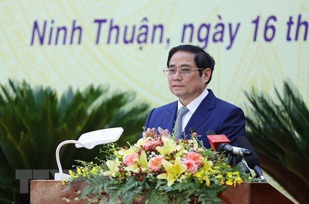 Primer ministro asiste al 30 aniversario del restablecimiento de la provincia de Ninh Thuan hinh anh 1