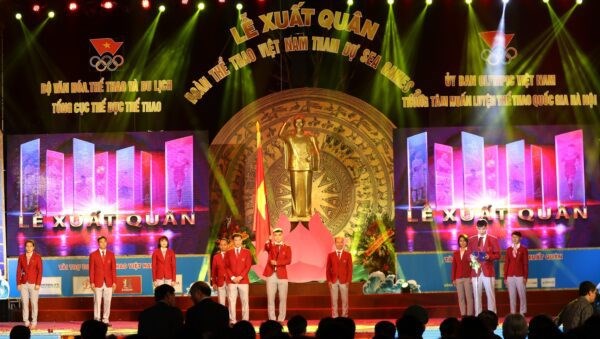 SEA Games 31: Ceremonia de abanderamiento de delegacion vietnamita prevista para el 28 proximo hinh anh 1