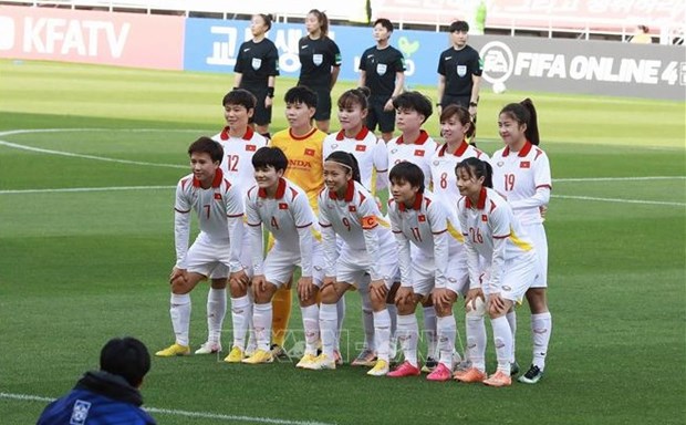 Seleccion femenina de futbol de Vietnam cosecha buenos resultados en Corea del Sur hinh anh 1