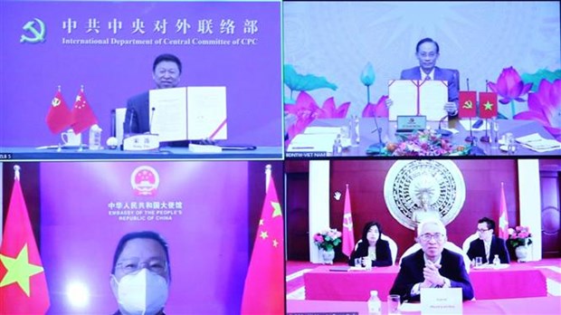 Promueven papel directivo de la diplomacia del Partido en las relaciones Vietnam-China hinh anh 1