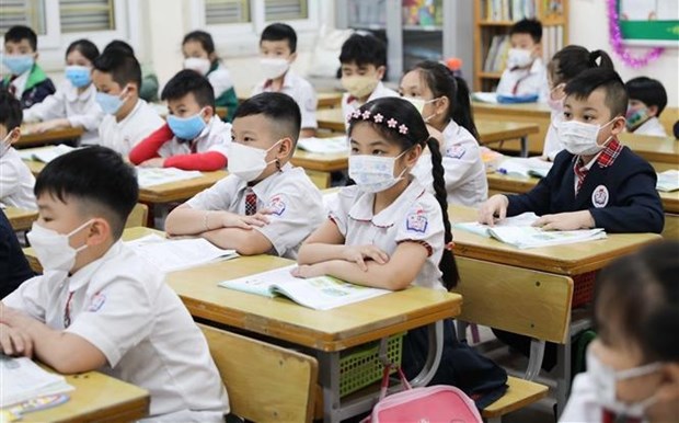 Asisten a clases presenciales 99,57 por ciento de los estudiantes en Vietnam hinh anh 1
