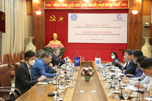 Fomentan cooperacion entre Seguro Social de Vietnam y Banco Mundial hinh anh 1