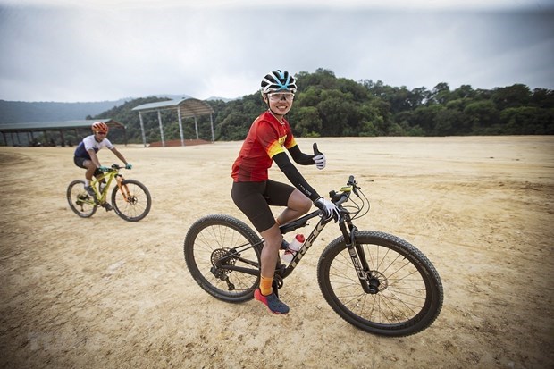 SEA Games 31: Ciclista vietnamita aspira a ganar medalla de oro hinh anh 1