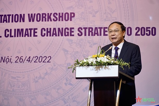 Debaten en Vietnam borrador de Estrategia Nacional de Cambio Climatico hasta 2050 hinh anh 2