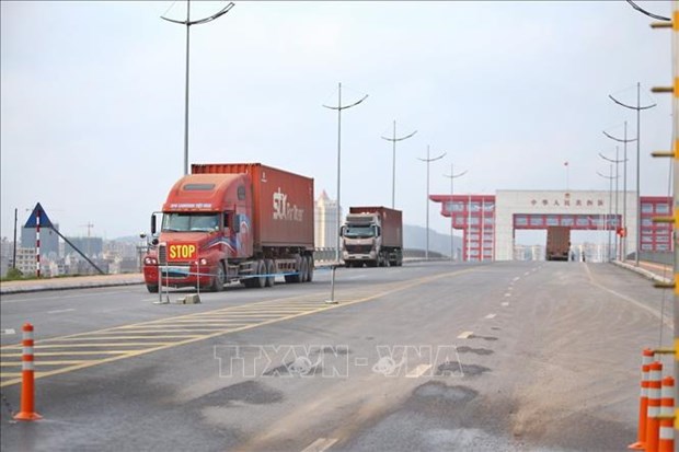 Reanudan despacho aduanero en puente de frontera entre Vietnam y China hinh anh 1