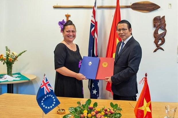 Vietnam y las Islas Cook establecen relaciones diplomaticas hinh anh 1
