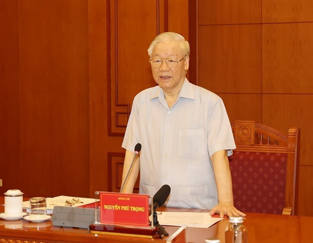 Exige maximo dirigente partidista vietnamita reforzar inspeccion en lucha anticorrupcion hinh anh 1
