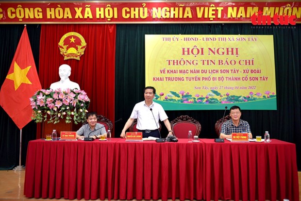 Hanoi inaugurara espacio peatonal en antigua fortaleza de Son Tay hinh anh 2
