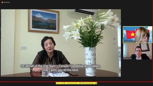 Seminario virutal busca impulsar relaciones entre Vietnam y Canada hinh anh 1