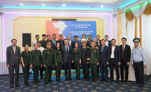 Asociacion de Veteranos Vietnamitas en Rusia celebra efemerides nacionales hinh anh 1