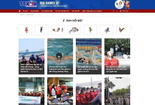 VNA lanza pagina de informacion sobre SEA Games 31 hinh anh 2
