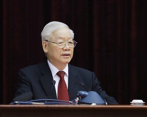 Maximo dirigente partidista de Vietnam insta a fortalecer la construccion del Partido y sistema politico hinh anh 2