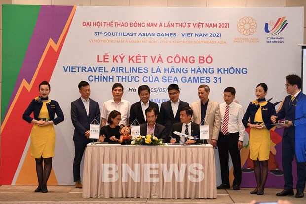 Vietravel Airlines se convierte en aerolinea oficial de SEA Games 31 hinh anh 1