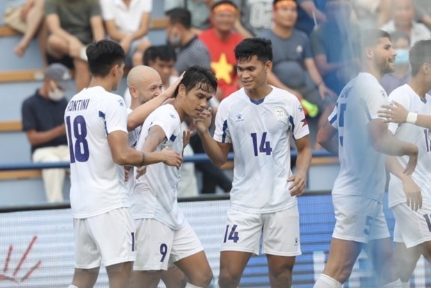 Filipinas vence 4-0 a Timor Leste en el primer partido de SEA Games 31 hinh anh 1