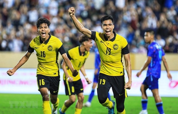 SEA Games 31: Seleccion sub-23 de Malasia remonta para ganar 2-1 a Tailandia hinh anh 1