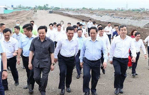 Primer ministro Pham Minh Chinh visita provincia nortena de Thai Binh hinh anh 1